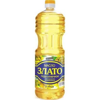 Масло подсолнечное Злато, 1 л