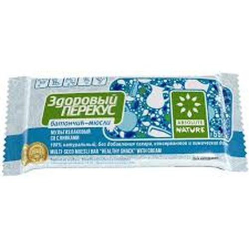 Батончики мюсли Здоровый перекус, топленые сливки, 55 г