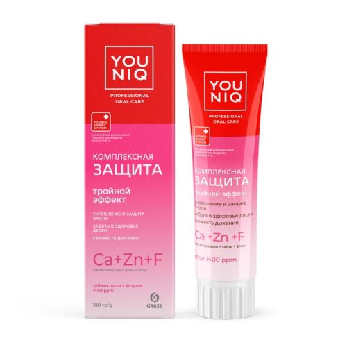 Зубная паста Youniq комплексная защита, 100 г