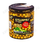 Горошек зеленый Кубаночка консервированный, 3 кг