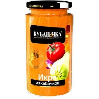 Икра кабачковая Кубаночка, 360 г