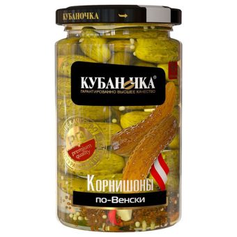Корнишоны Кубаночка по-венски, 360 г