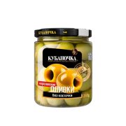 Оливки Кубаночка королевские без косточки в заливке, 260 г