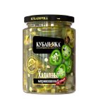 Перец острый зеленый Кубаночка халапеньо, 250 г