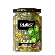 Перец острый зеленый Кубаночка халапеньо, 250 г