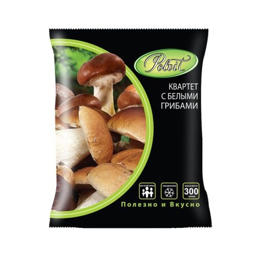 Квартет с белыми грибами POLVIT, 300 г