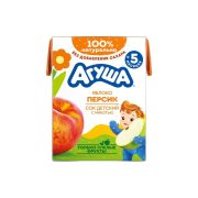 Сок Агуша, яблоко-персик, 0.2 л