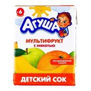 Сок Агуша, мультифрукт, 0.2 л