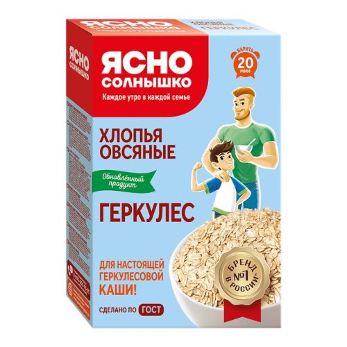 Хлопья овсяные Геркулес ГОСТ, 400 г
