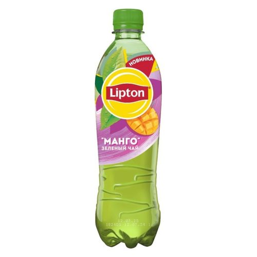 Чай Липтон зелёный, манго, 0.45 л