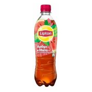 Чай Липтон чёрный, арбуз-мята, 0.45 л