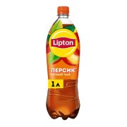 Чай Липтон чёрный, персик, 1 л