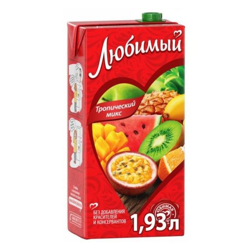 Нектар Любимый, тропик микс, 1.93 л