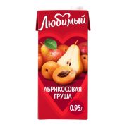 Нектар Любимый, абрикос-груша, 0.95 л