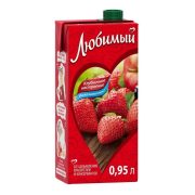 Нектар Любимый, клубника, 0.95 л