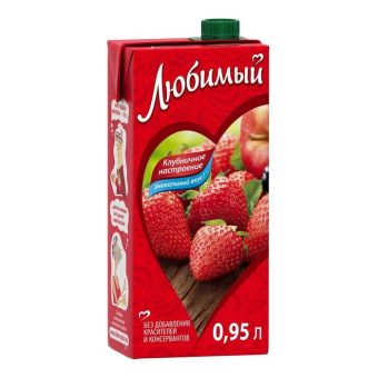 Нектар Любимый, клубника, 0.95 л