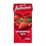Нектар Любимый, земляника, 0.95 л