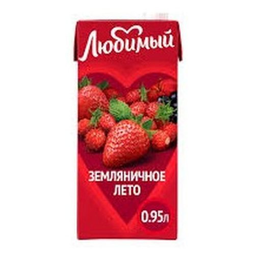 Нектар Любимый, земляника, 0.95 л