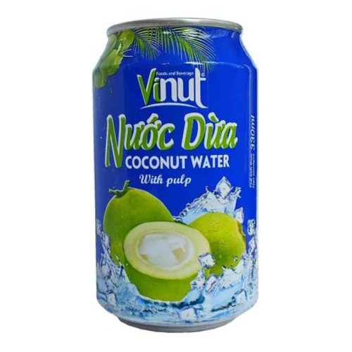 Напиток сокосодержащий Vinut, кокосовая вода с мякотью, 0.33 л