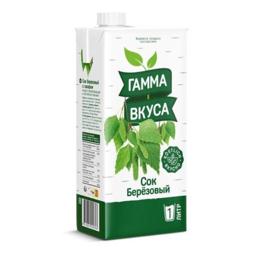 Сок берёзовый Гамма Вкуса, 1 л