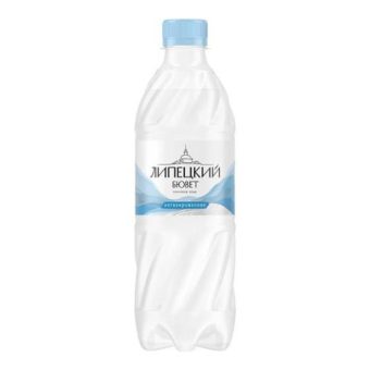 Вода Липецкий Бювет минеральная негазированная, 0.5 л