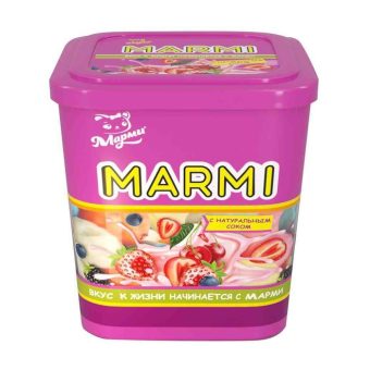 Жевательные мармеладки Марми в форме ягод со вкусом йогурта, 100г