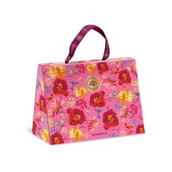 Конфеты Цветочный сад Ассорти нуга в шоколадной глазури Микаелло, 150г