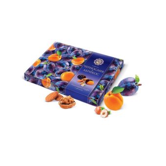 Конфеты Чернослив и абрикос в шоколадной глазури с орехами Микаелло, 220г