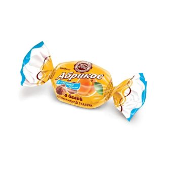 Конфеты Микаелло Абрикос в белом шоколаде с лесным орехом, 3кг