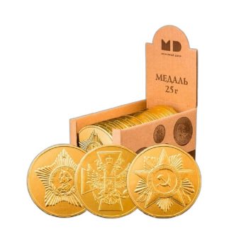 Медаль из кондитерской глазури Монетный двор Ордена, 25г