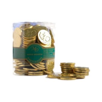 Монеты из кондитерской глазури Монетный двор Новогодние, 6г