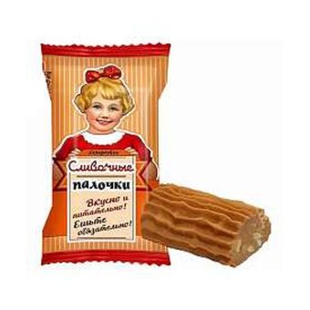 Конфеты Новгород Сливочные палочки, 3кг