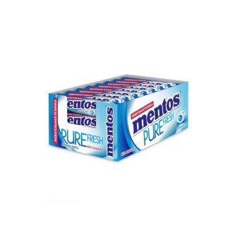 Жевательная резинка Перфетти Ван Мелле Ментос Ролл Пьюр Фреш Свежая Мята, 15,5г