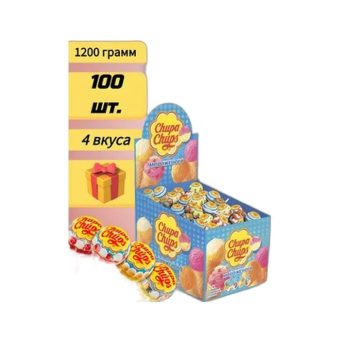 Карамель Перфетти Ван Мелле Чупа Чупс мороженое ассорти, 12г