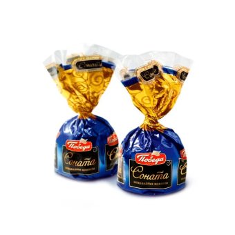 Конфеты Победа Соната шоколадные с цельным орехом, 2кг