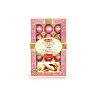 Конфеты Победа Трюфели Тирамису с марципаном в горьком шоколаде с маскарпоне, 1,5кг