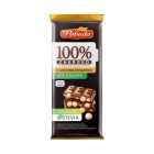 Шоколад Победа Чаржед без сахара тёмный с цельным фундуком, 90г