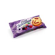 Рулет Домашний с кремом и фруктово-ягодной начинкой ягод сбор, 150г