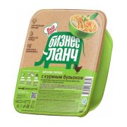 Лапша яичная быстрого приготовления БизнесЛанч, с говяжим бульоном, 90г