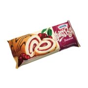 Рулет Kovis с кремом и фруктово-ягодной начинкой вишня, 175г