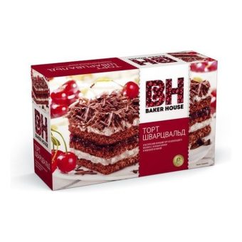 Торт бисквитный Baker House Шварцвальд, 350г