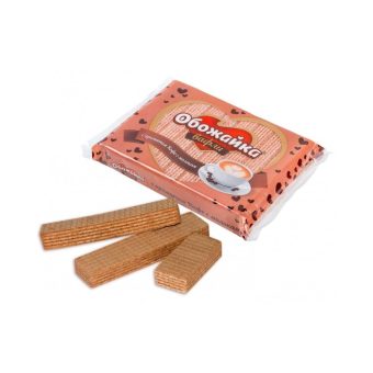 Вафли Пензенская КФ Обожайка кофе с молоком, 225г