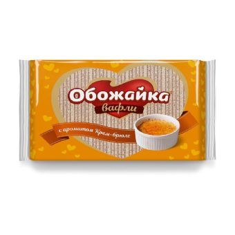 Вафли Пензенская КФ Обожайка крем-брюле, 225г