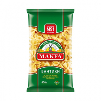 Макароны Макфа, Бантики, 400г