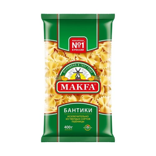 Макароны Макфа, Бантики, 400г