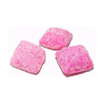 Карамель открытая Такф Желтая с малиной йогуртовая в сахаре, 5кг