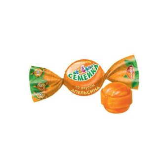 Карамель Такф Весёлая семейка с апельсином, 3кг