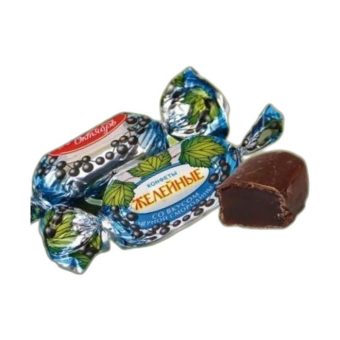 Конфеты Такф Желейные со вкусом чёрной смородины, 1кг