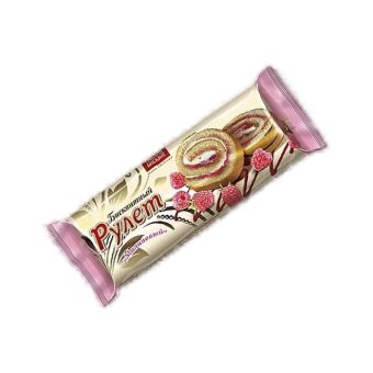 Рулет Русский Бисквит Бисквитный малиновый, 200г