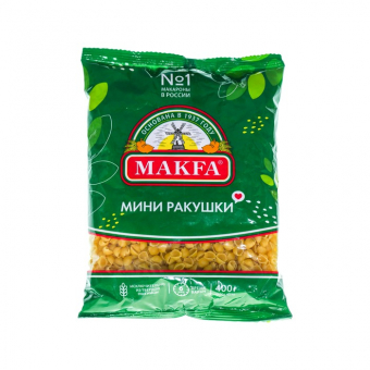 Макароны Макфа, Мини Ракушки, 400г